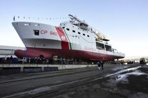 fincantieri спустила на воду патрульний корабель для берегової охорони італії