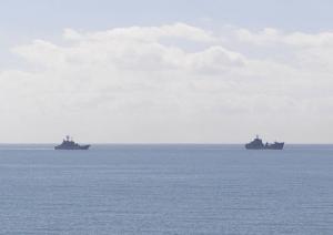 два великі десантні кораблі чорноморського флоту пройшли проливну зону босфор дарданелли